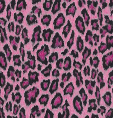 selvklæbende folie i leopardmønster i pink og sortfarvet
