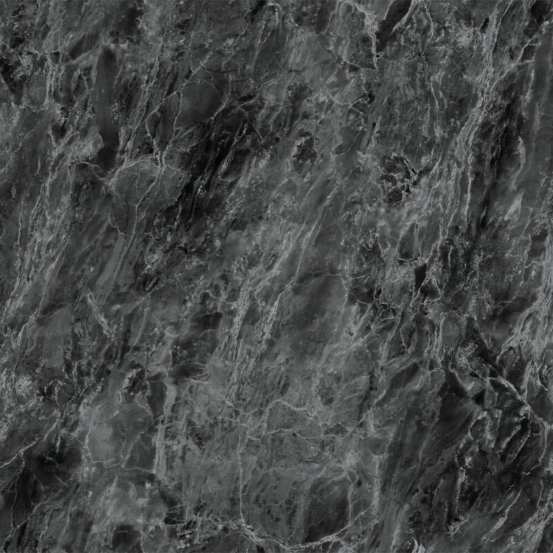selvklæbende folie i sort marmor med sølv